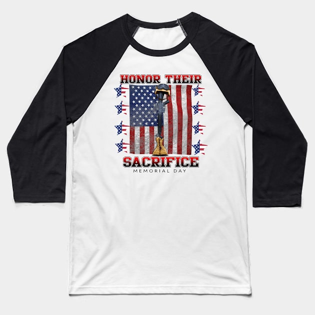 memorial day Baseball T-Shirt by The Pharaohs